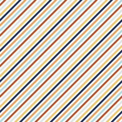 Diagonal Stripes Seamless Pattern - Colorful diagonal stripes repeating pattern design