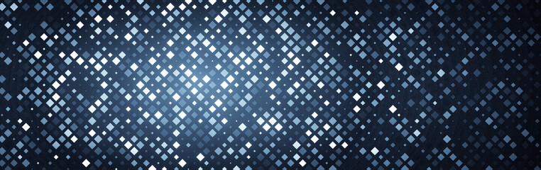 Technology illustration. Abstract futuristic background consisting of small squares and pixels. 
