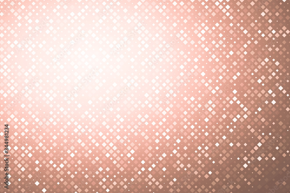 Poster technology illustration. abstract futuristic background consisting of small squares and pixels.