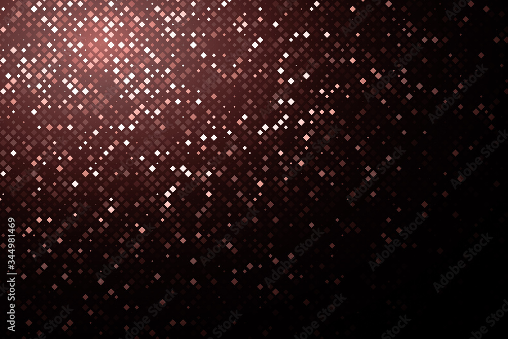 Aufkleber technology illustration. abstract futuristic background consisting of small squares and pixels.