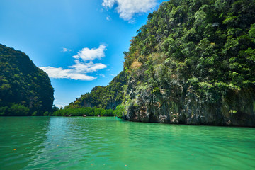 tropical island in the sea