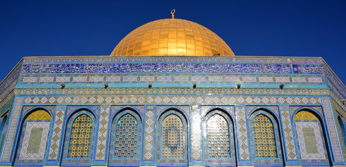 Temple Mount known as the the Noble Sanctuary of Jerusalem located in the Old City of Jerusalem, is...