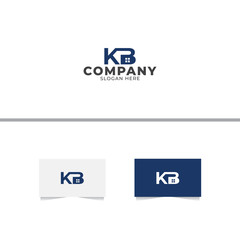 Letter K and B Home Logo Design Template