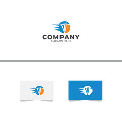 Fast Tax Logo Design Template