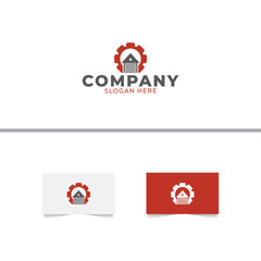 Gear Garage Logo Design Template