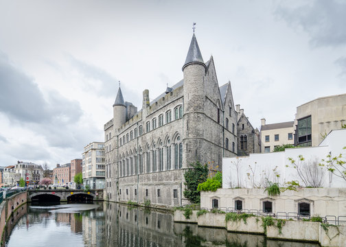 Castle of Gerald the Devil in Ghent, Belgium.