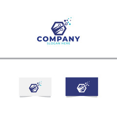 Abstract Technology Logo Design Template