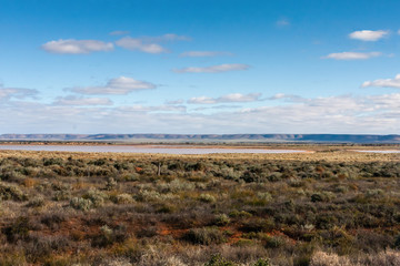 Island Lagoon, a salt lake in South Australia