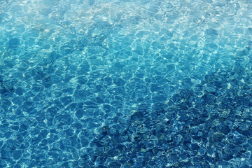 Fototapeta na wymiar Macro photo of a beautiful transparent waters