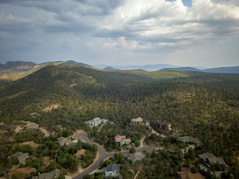 mountain landscape with clouds