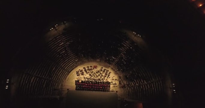 Night  view of the Aspendos ancient Roman theater