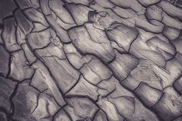 Draught, dry soil - global warming concept