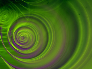 green abstract fractal background 3d rendering illustration