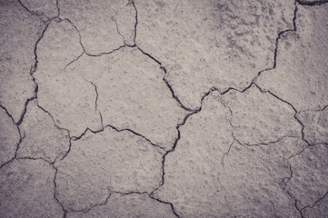 Draught, dry soil - global warming concept