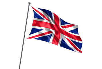 イギリス　 国旗　ポール　アイコン
