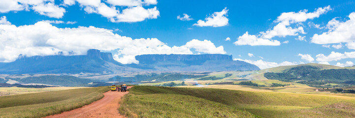 Mount Roraima banner web, Venezuela, South America.
