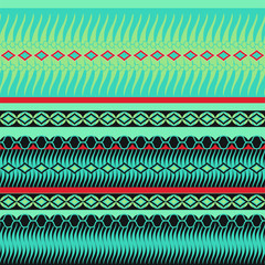Ethnic geometric pattern design. Vector illustration.