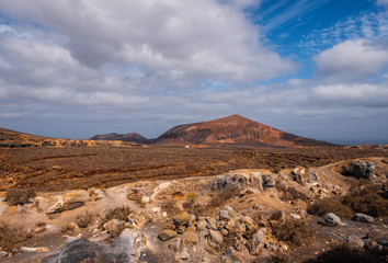 Rofera antigua, stratified city. at Teseguite. Lanzarote. Canary Islands. spain. October 2019