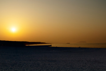 Naklejka premium 湘南の日の出