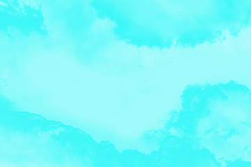 Aquamarine aqua color abstract gradient blurred background.