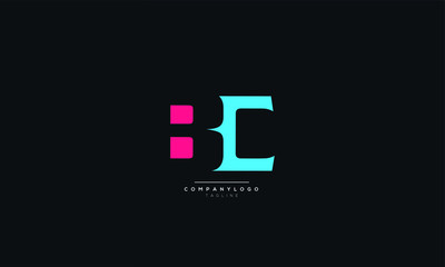 Letter BC Logo Design Icon Vector Symbol