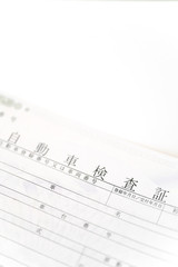 Fototapeta premium 車検証