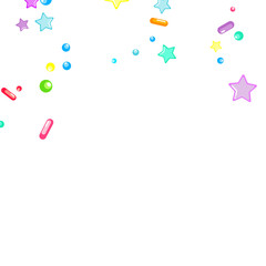 Sprinkles grainy. Cupcake donuts, dessert, bakery