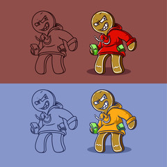 gingerbread character