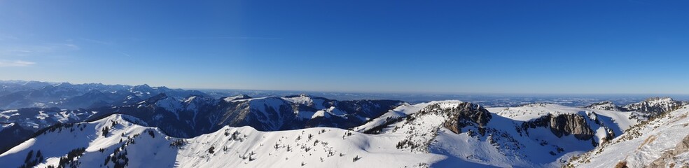 Mountain peak panorama