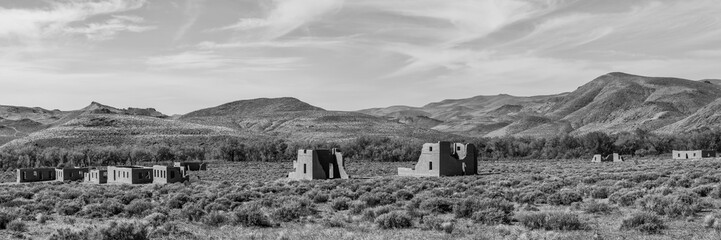 Fort Churchill,  USA, Ruins of a United States Army fort and a way station on the Pony Express ...