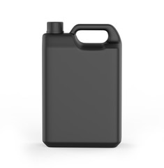 Blank  Plastic Jerry Can For Branding And Mock up, 3d Render Illustration.