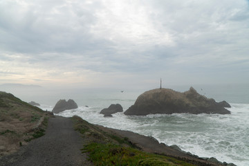 Obraz premium rocky coastline