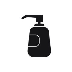 Antibacterial hand and sanitizer icon isolated on white background