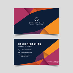 Modern creative business card template. Visiting card set with abstract pattern. For art template design, list, page, banner, idea, cover, booklet, print, flyer, book, blank, card, ad, sign, sheet.