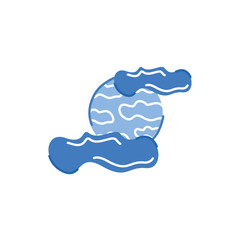 moon weather symbol isolated icon