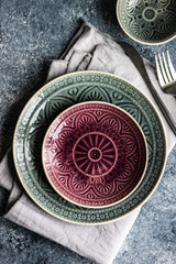 Rustic table setting