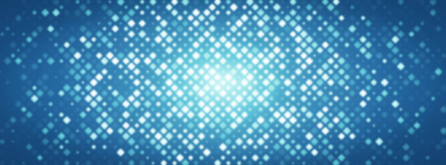 Blurry effect. Abstract blur illustration. Blurred background. Unfocused backdrop. Abstract futuristic background consisting of small squares and pixels. 