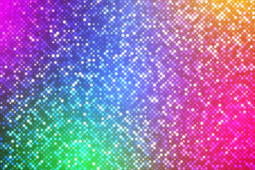 Obraz premium Blurry effect. Abstract blur illustration. Blurred background. Unfocused backdrop. Abstract futuristic background consisting of small squares and pixels. 