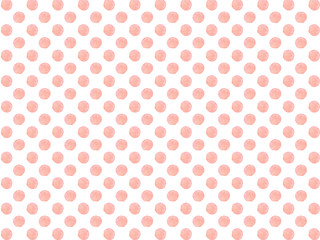 水玉のパターン　ピンク