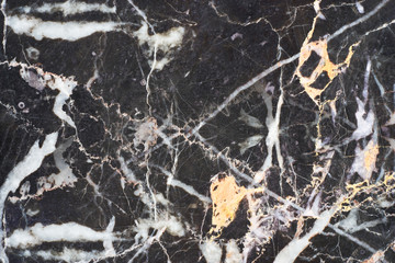 black and white pattern texture marble in gold russia stone for home interior