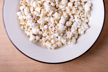 
homemade popcorn