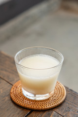 甘酒　 delicious sweet alcoholic drink japan