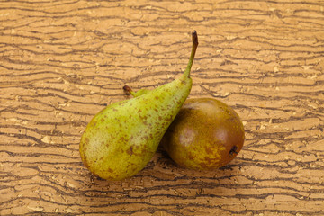 Green ripe pear