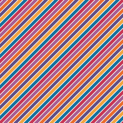 Stripes Seamless Pattern - Colorful stripes repeating pattern design