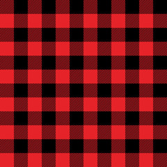 Buffalo Plaid Seamless Pattern - Textured buffalo plaid repeating pattern design