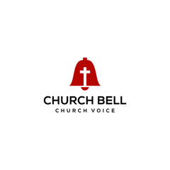 Modern church bell logo sign modern vector graphic abstract