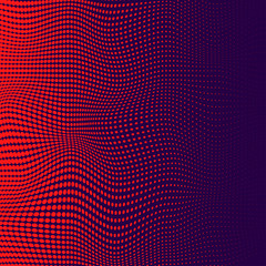 Vibrant abstract background. Vector halftone for backgrounds and designs.
