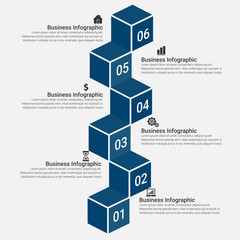 Modern Infographic Options Banner with 4 options. Vector infographic element. - Vector
