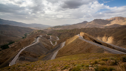 Sunset in Atlas mountain