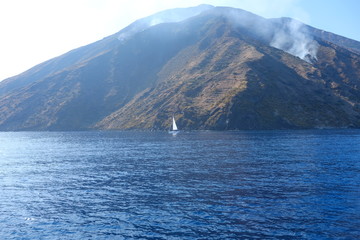 sailboat in the sea 